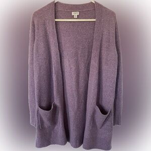 J. Crew Wool Blend Open Front Cardigan Sweater - Size XS